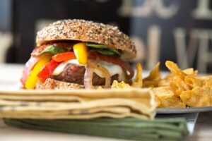 Sausage Pepper Burger - Delicious Continental Foods