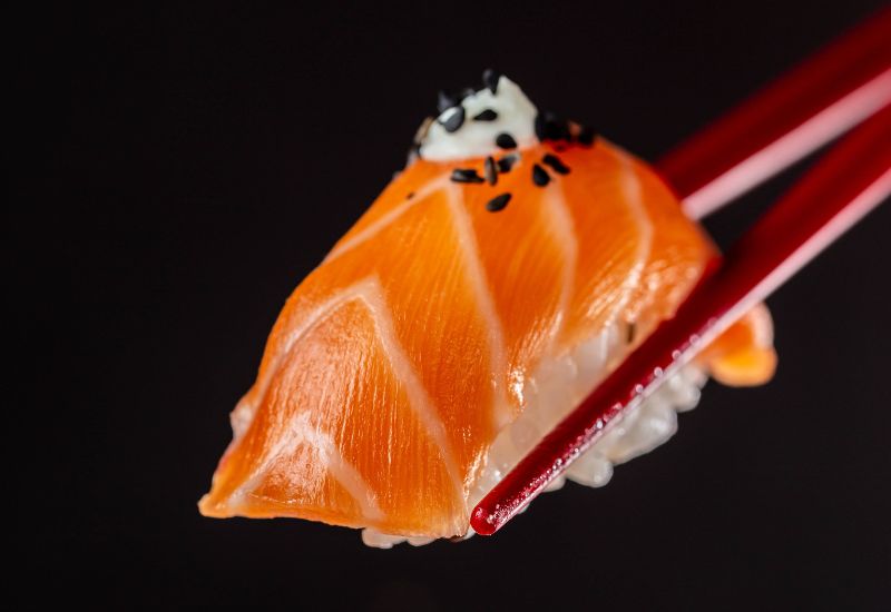nasu nigiri sushi